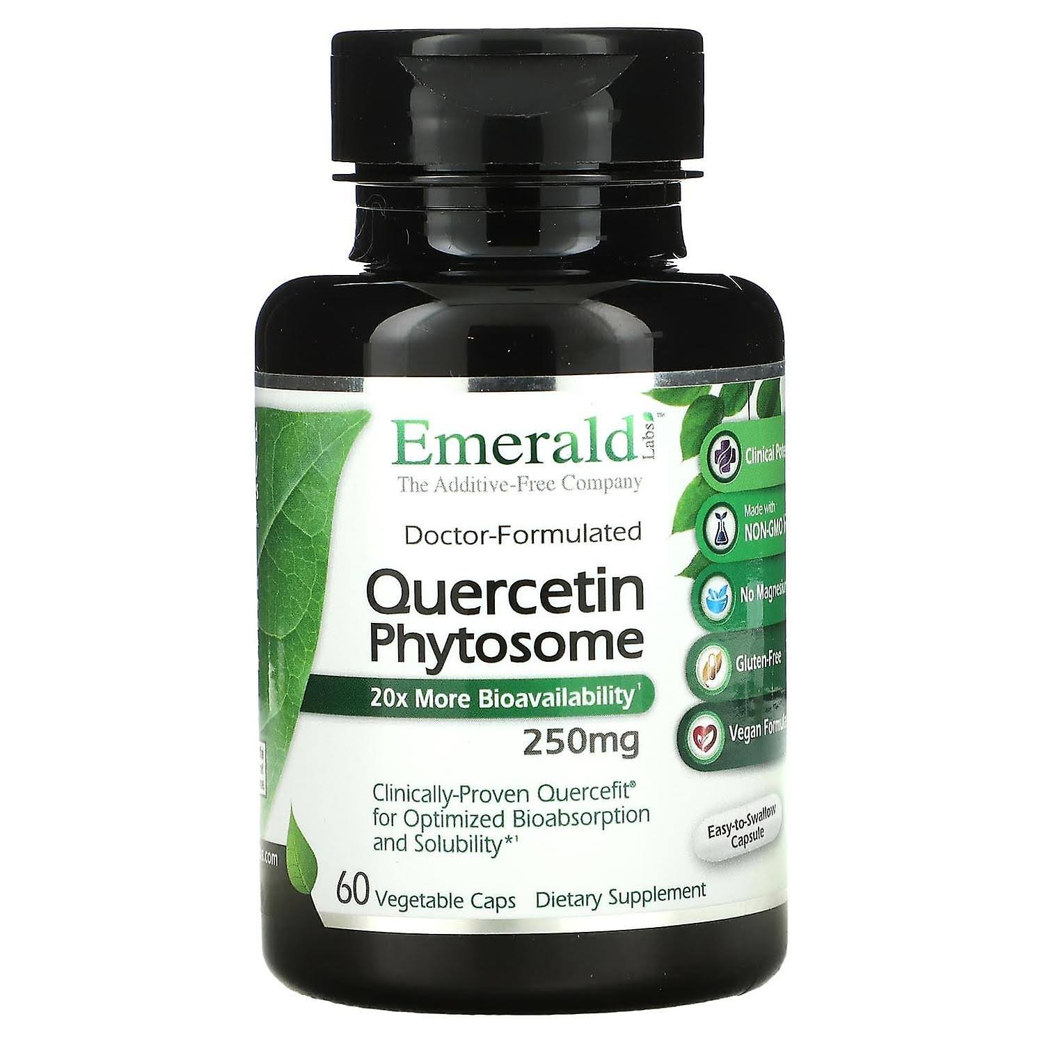 Emerald Laboratories Quercetin Phytosome 250 mg 60 Vegetable Caps
