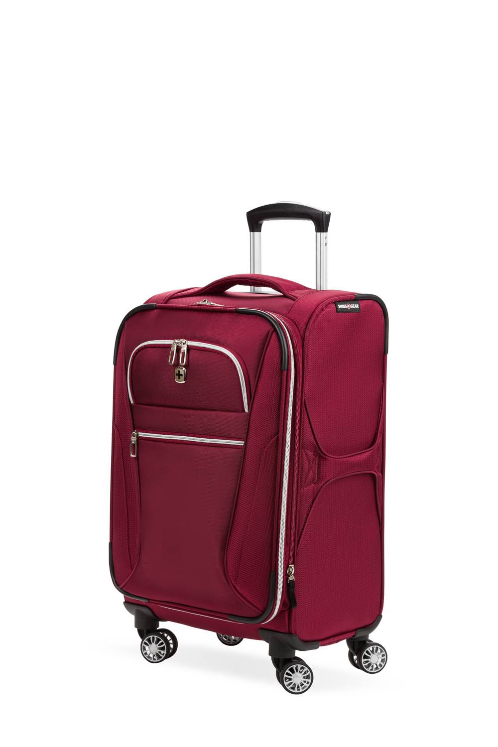 Swissgear 20" Checklite Pilot Case Carry on Suitcase - Burgundy Velvet, Red Velvet