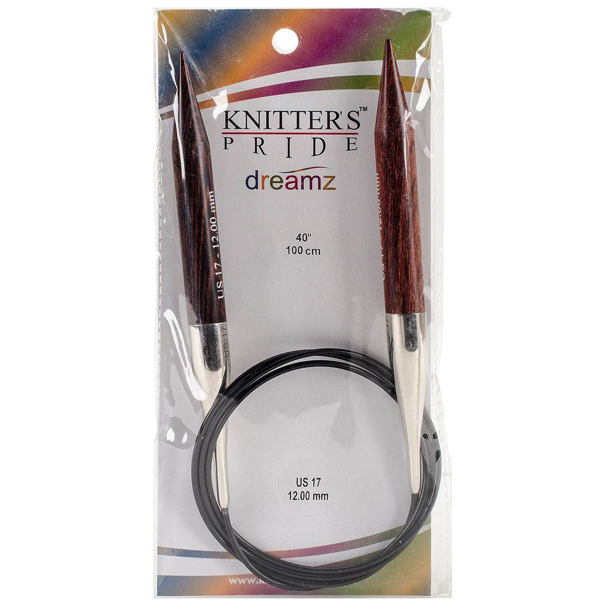 Knitter's Pride Dreamz Fixed Circular Needles - 40", Size 17,12.0mm