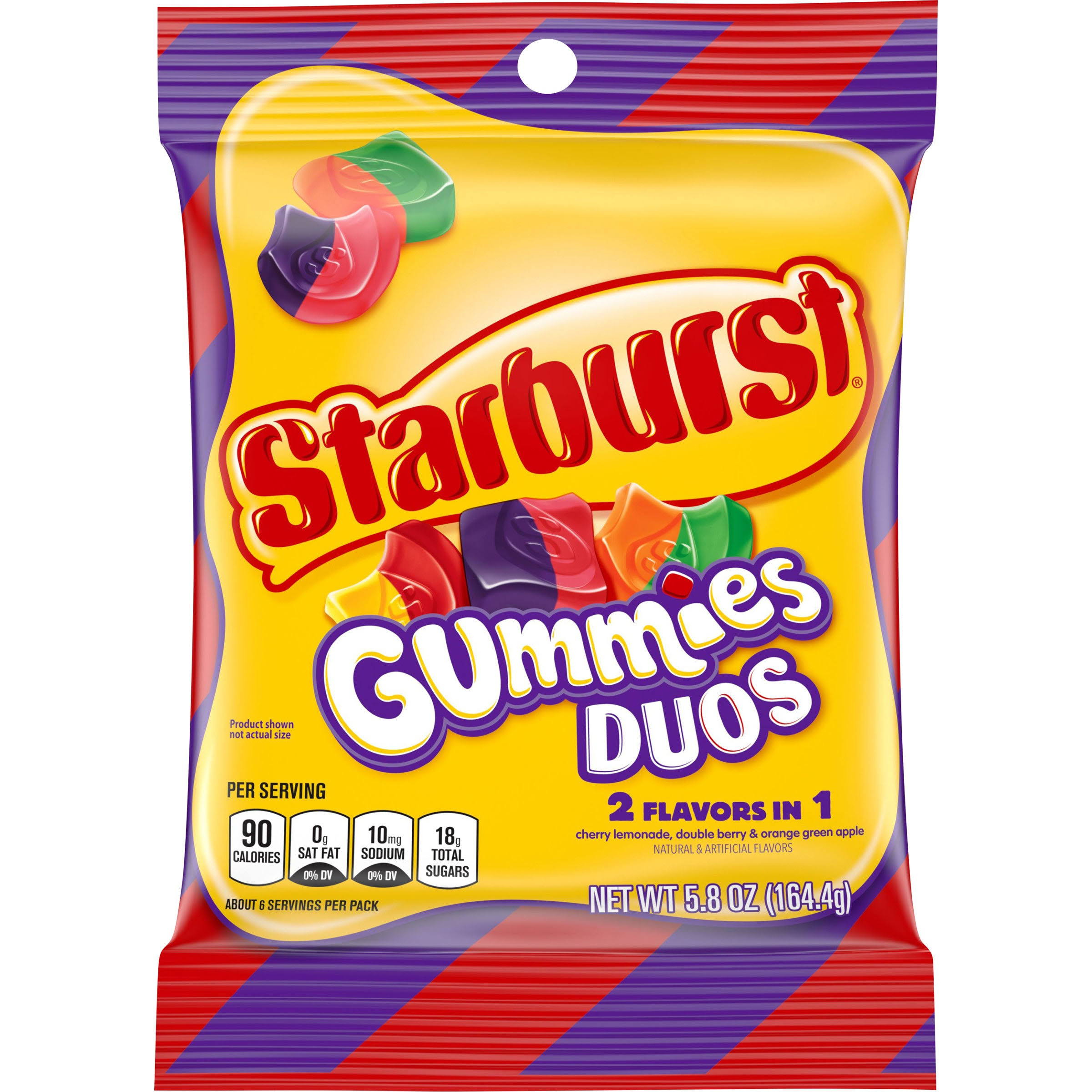 Starburst Gummies Duos Candy (164g)