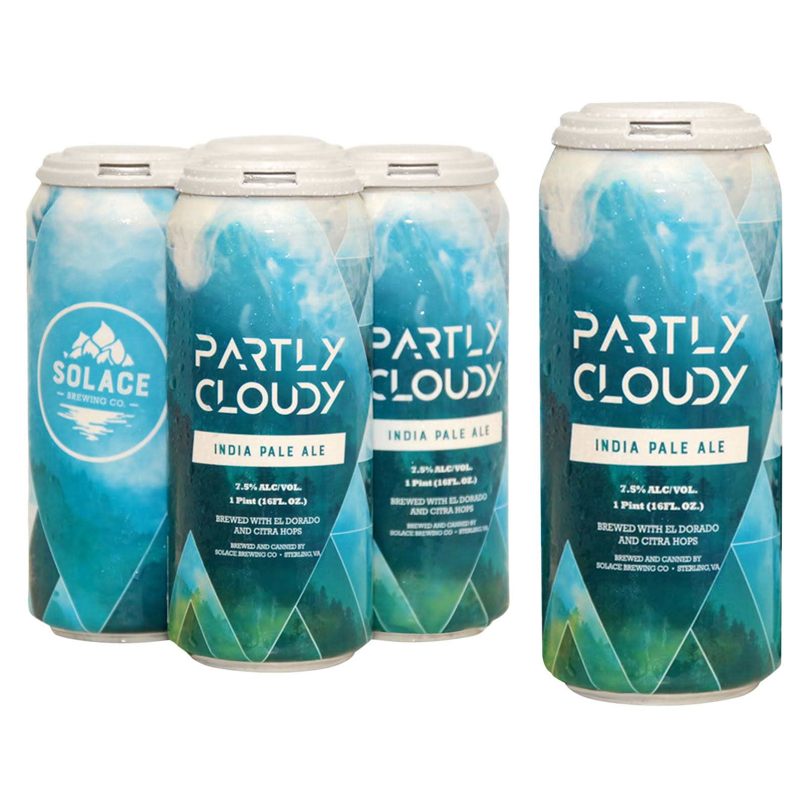 Solace Partly Cloudy IPA - 16oz Can