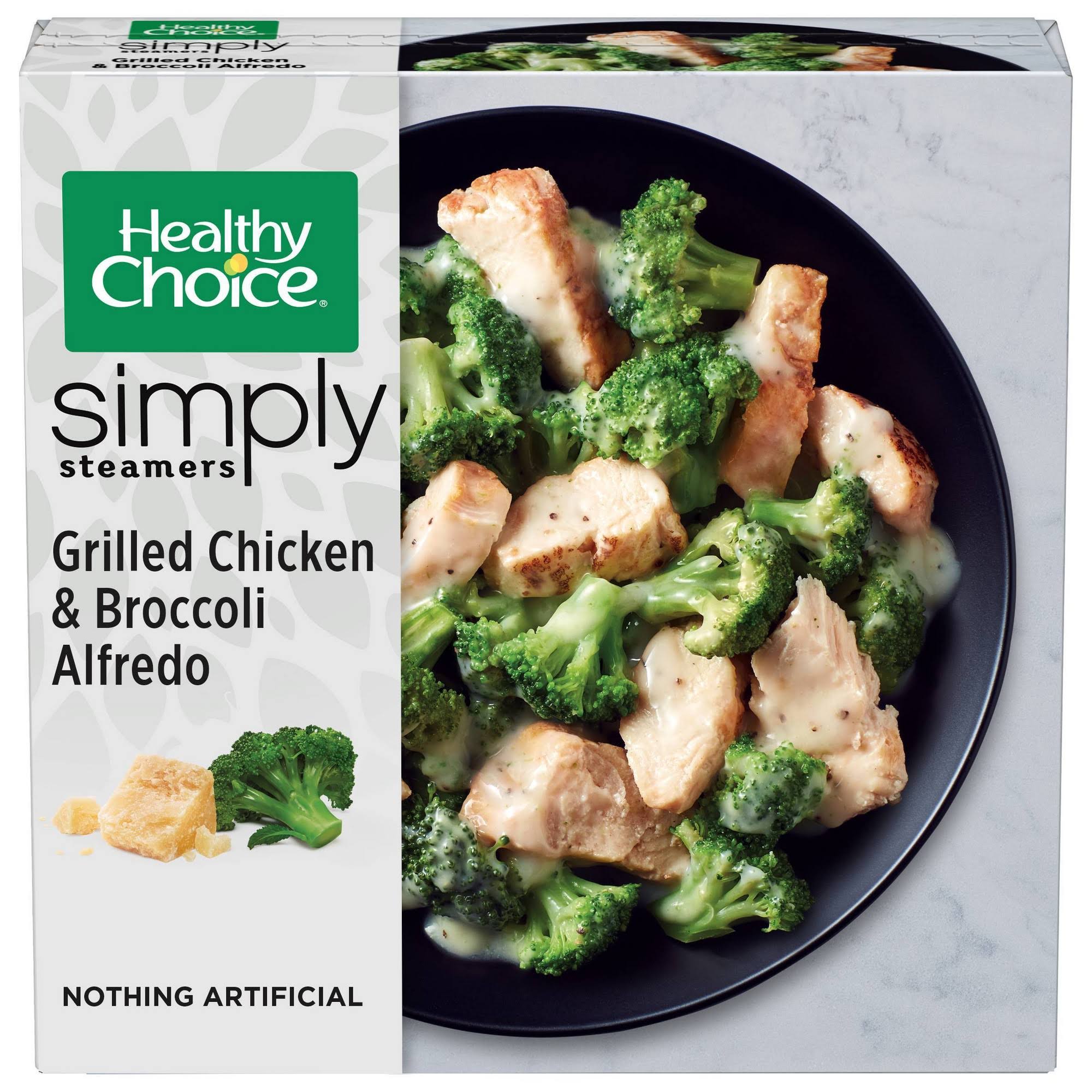 Healthy Choice Café Steamers Simply Grilled Chicken and Broccoli Alfredo Meal - 9.15oz