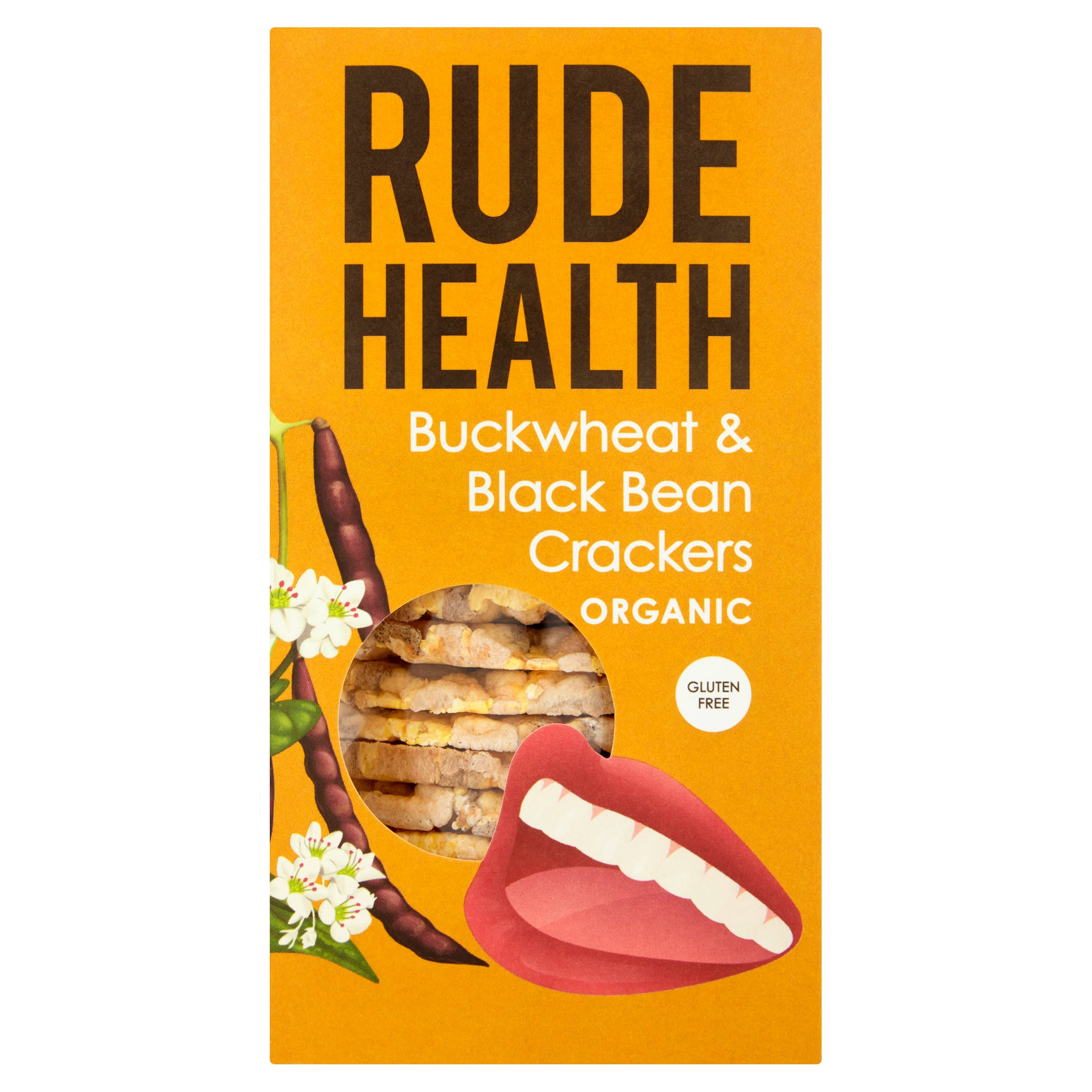 Rude Health Buckwheat & Blackbean Crackers 120g
