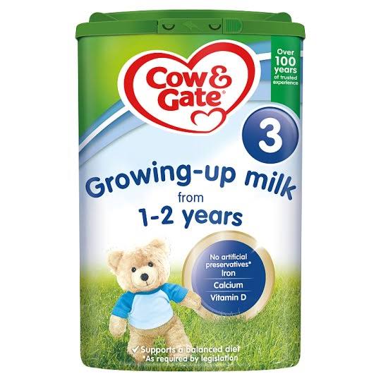 Cow & Gate 3 Growing Up Milk Formula - 800g, 1-2 Years