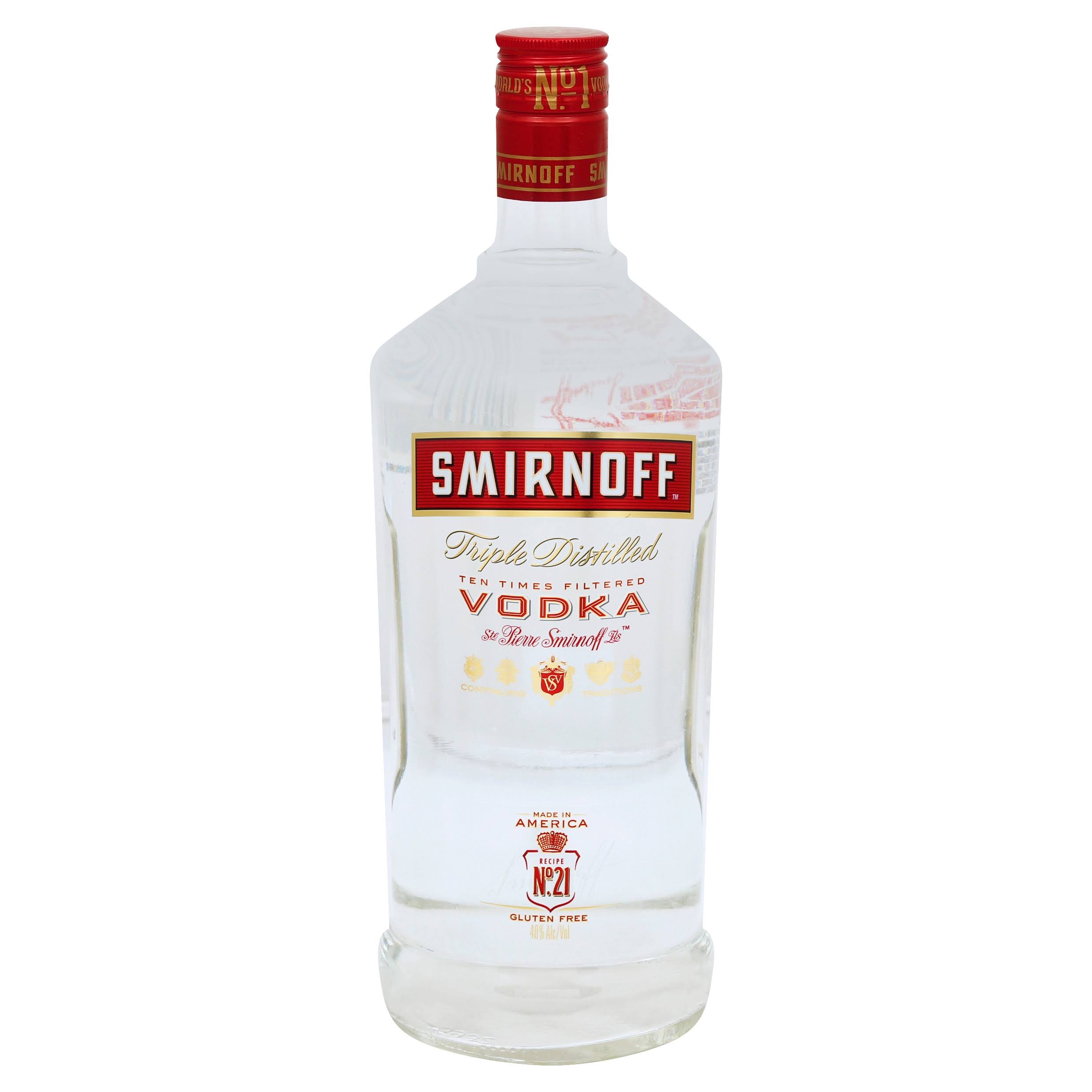 Smirnoff Vodka, Triple Distilled, Recipe No. 21 - 1.5 l