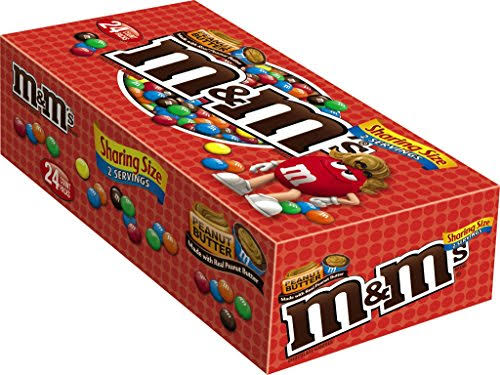 M&M'S Peanut Butter Chocolate Candy - Sharing Size, 2.83oz
