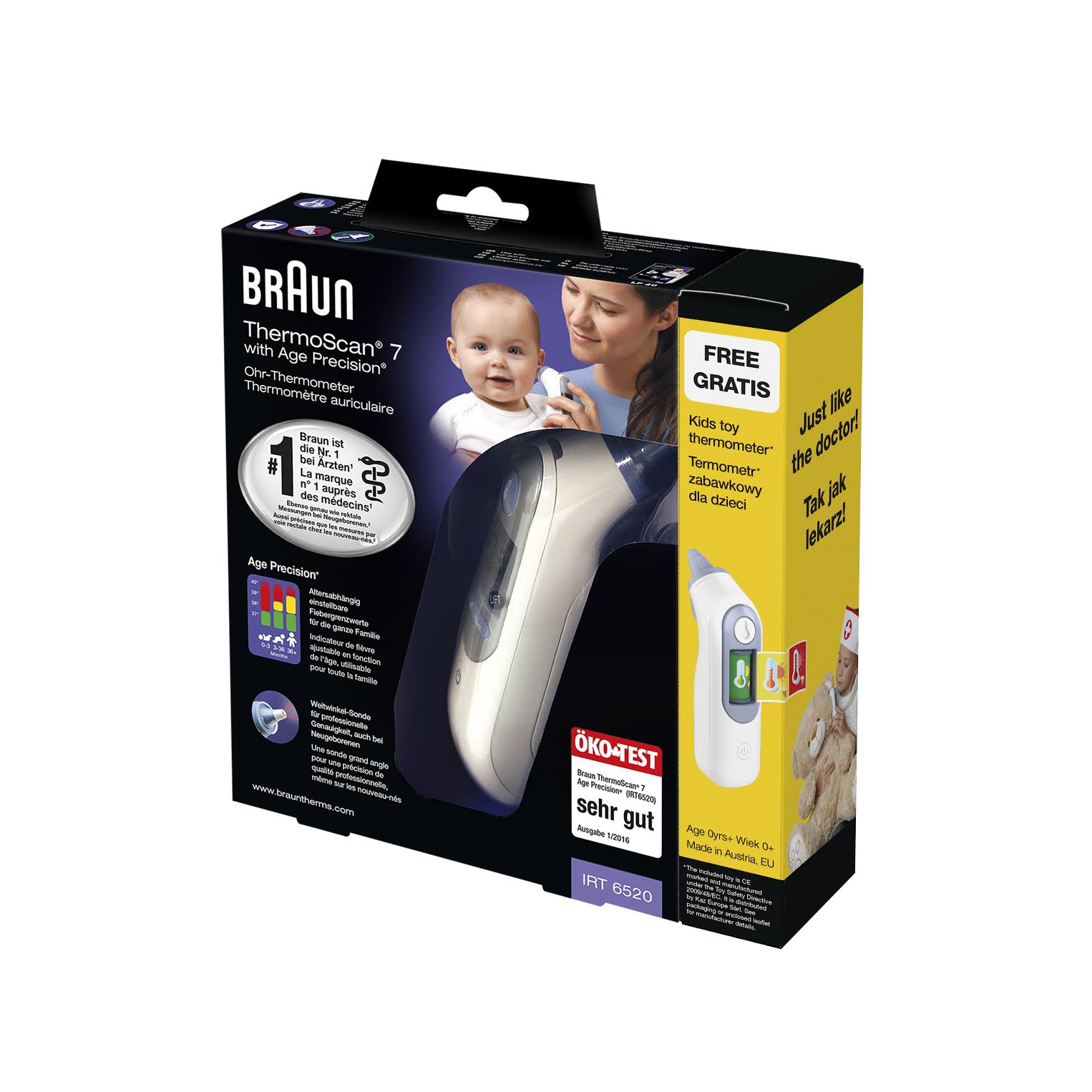 Braun Thermoscan 7 6520 Ear Thermometer
