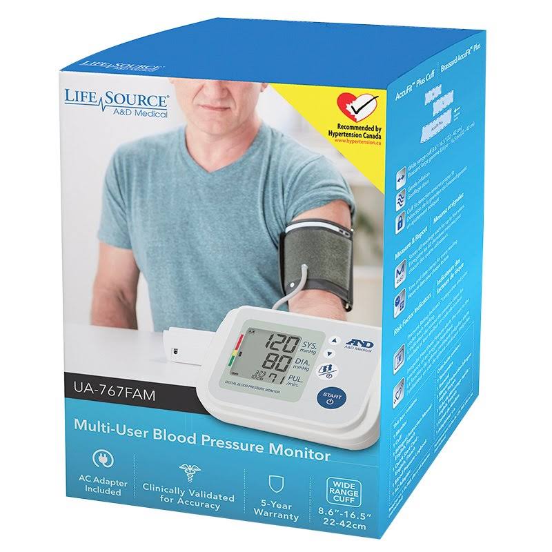 LifeSource Multi-User Blood Pressure Monitor