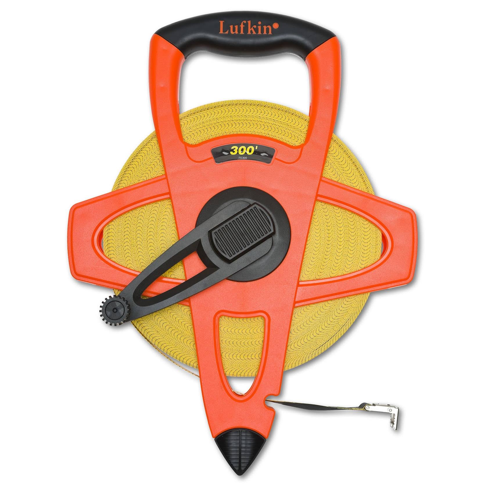 Lufkin Engineer Hi-Viz Fiberglass Measuring Tape - Orange