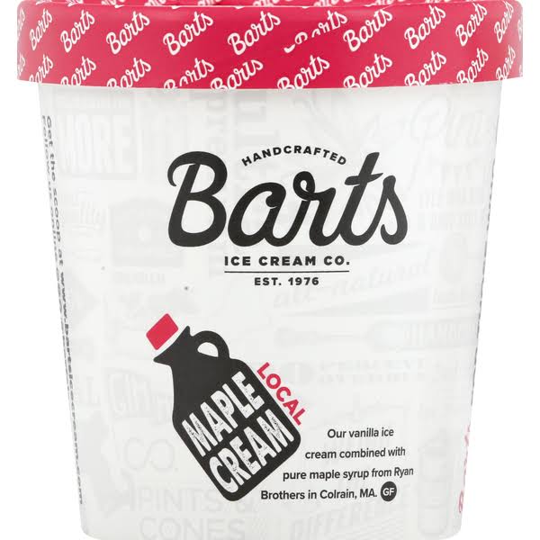 Bart's Ice Cream Co. Ice Cream, Local Maple Cream - 1 pint