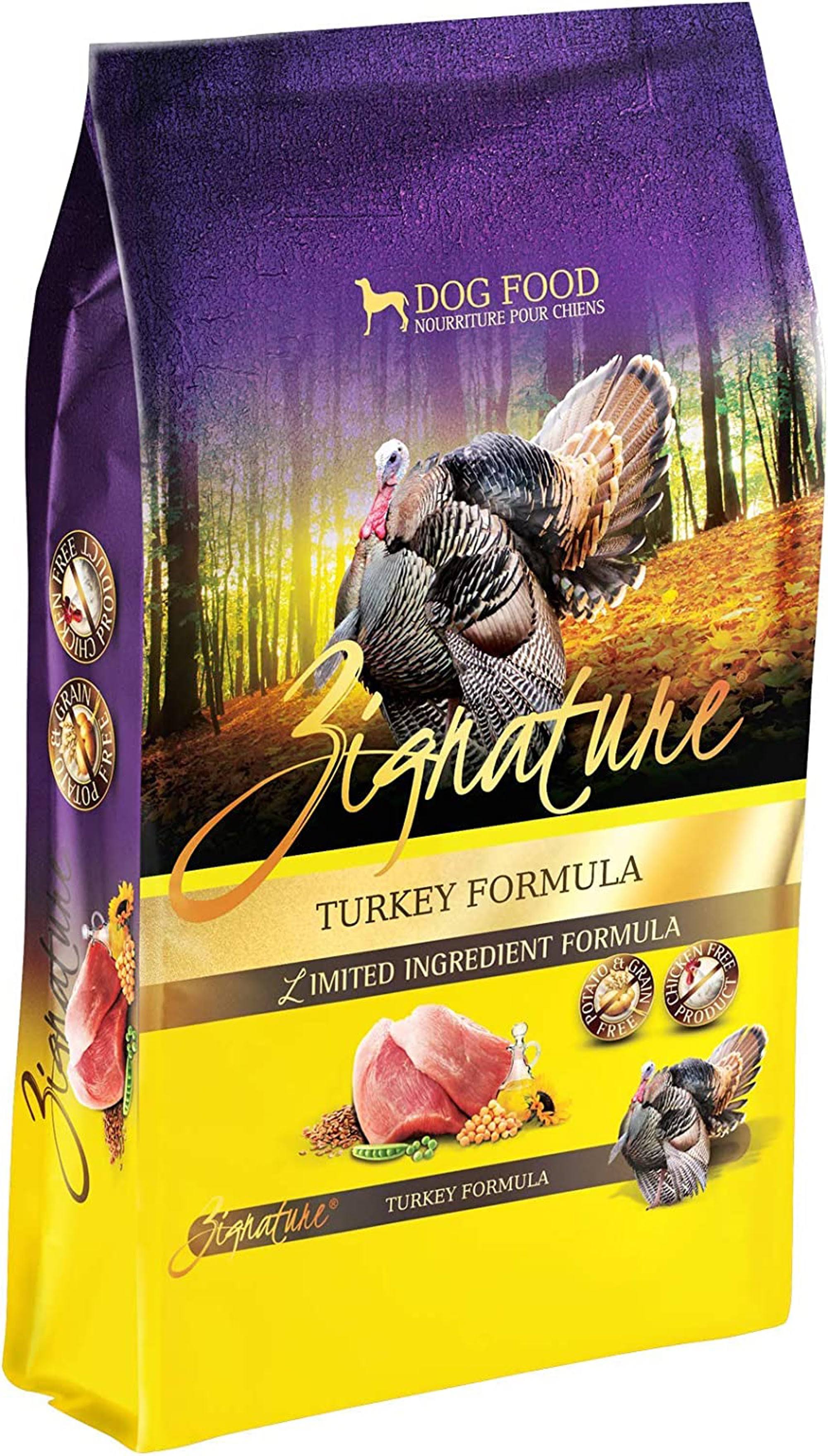 Zignature Turkey Limited Ingredient Formula Dry Dog Food 4 lbs