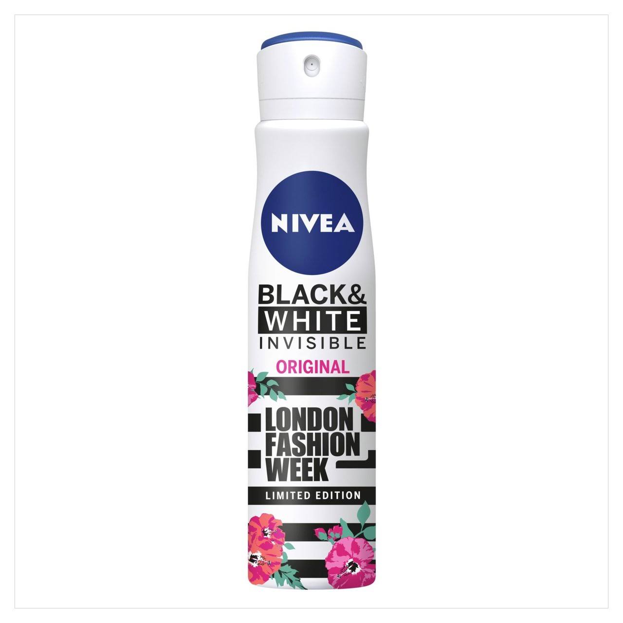 Nivea Black & White Original Anti-perspirant Deodorant Spray - 250ml