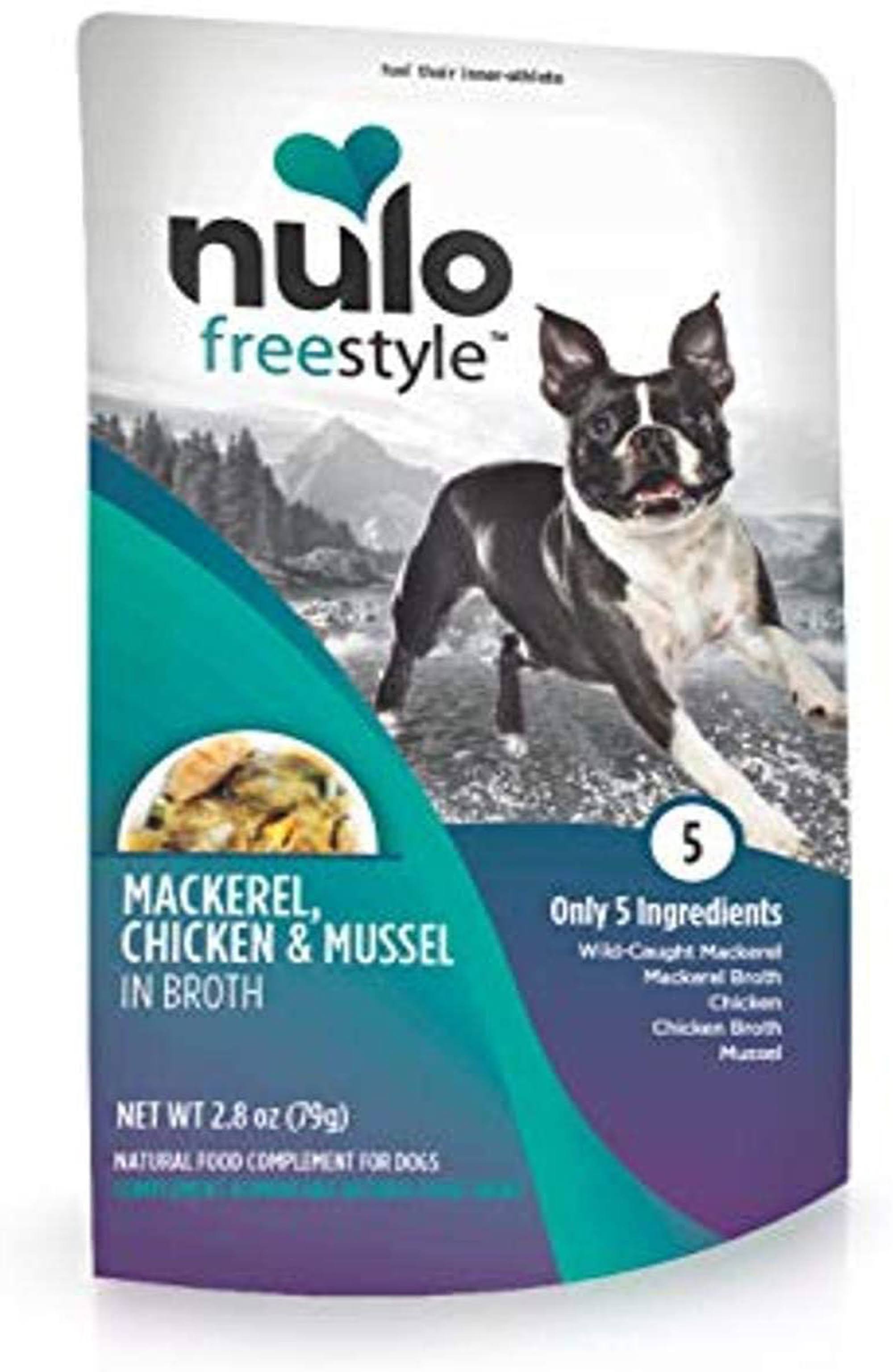 Nulo Freestyle Mackerel, Chicken & Mussel in Broth Dog Food