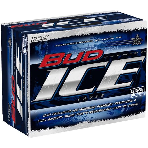 Bud Ice Beer - 12 Cans