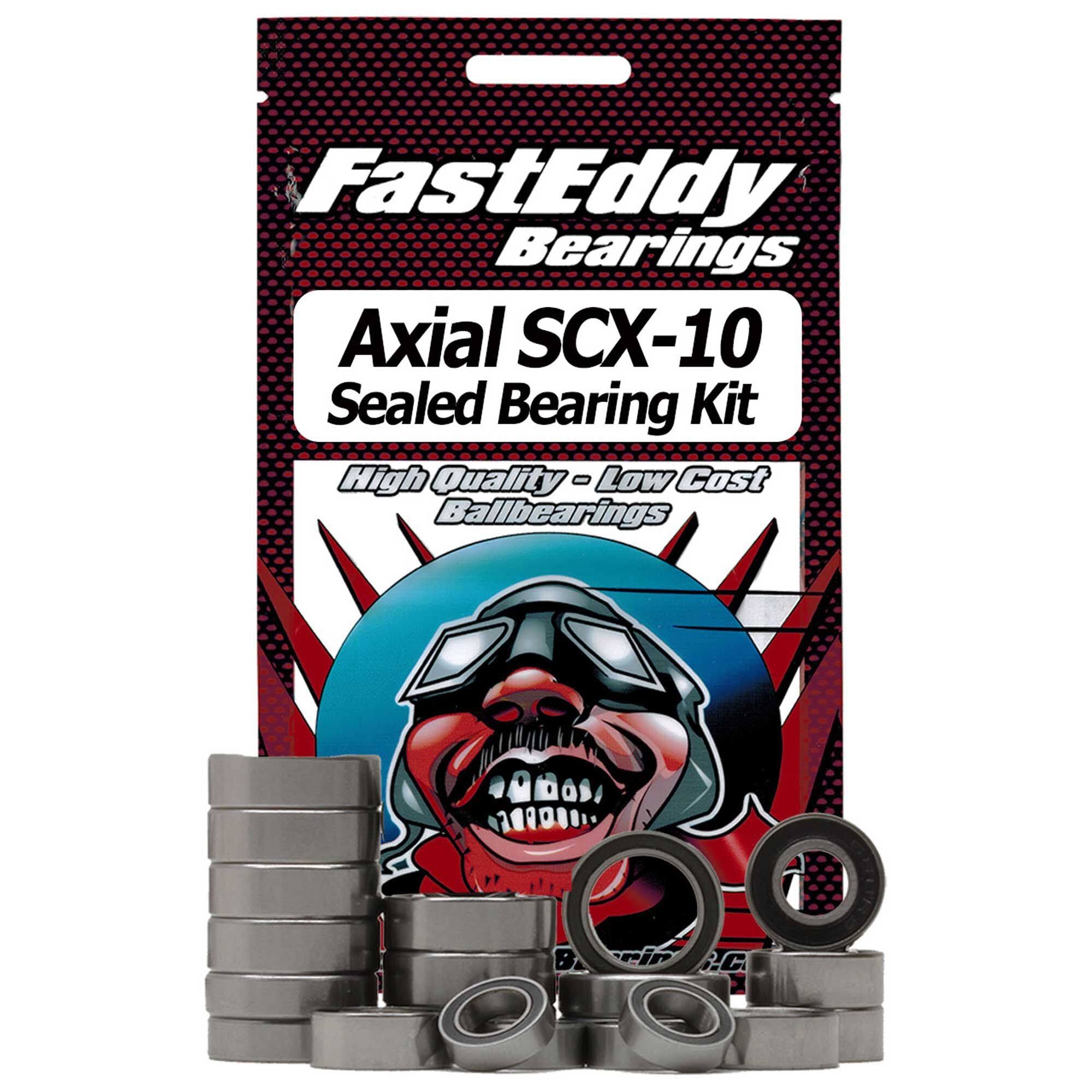 FastEddy Bearings Sealed Bearing Kit: Axial SCX10, TFE91