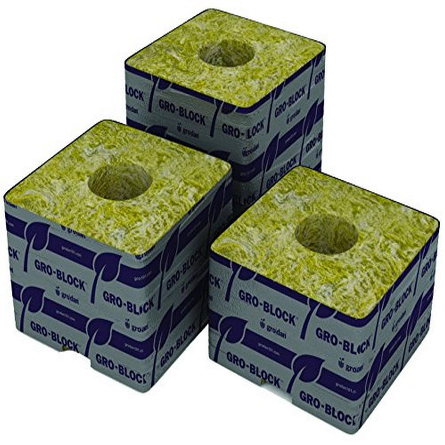 Grodan Stonewool Gro-Blocks - 3"x3"x2.5"