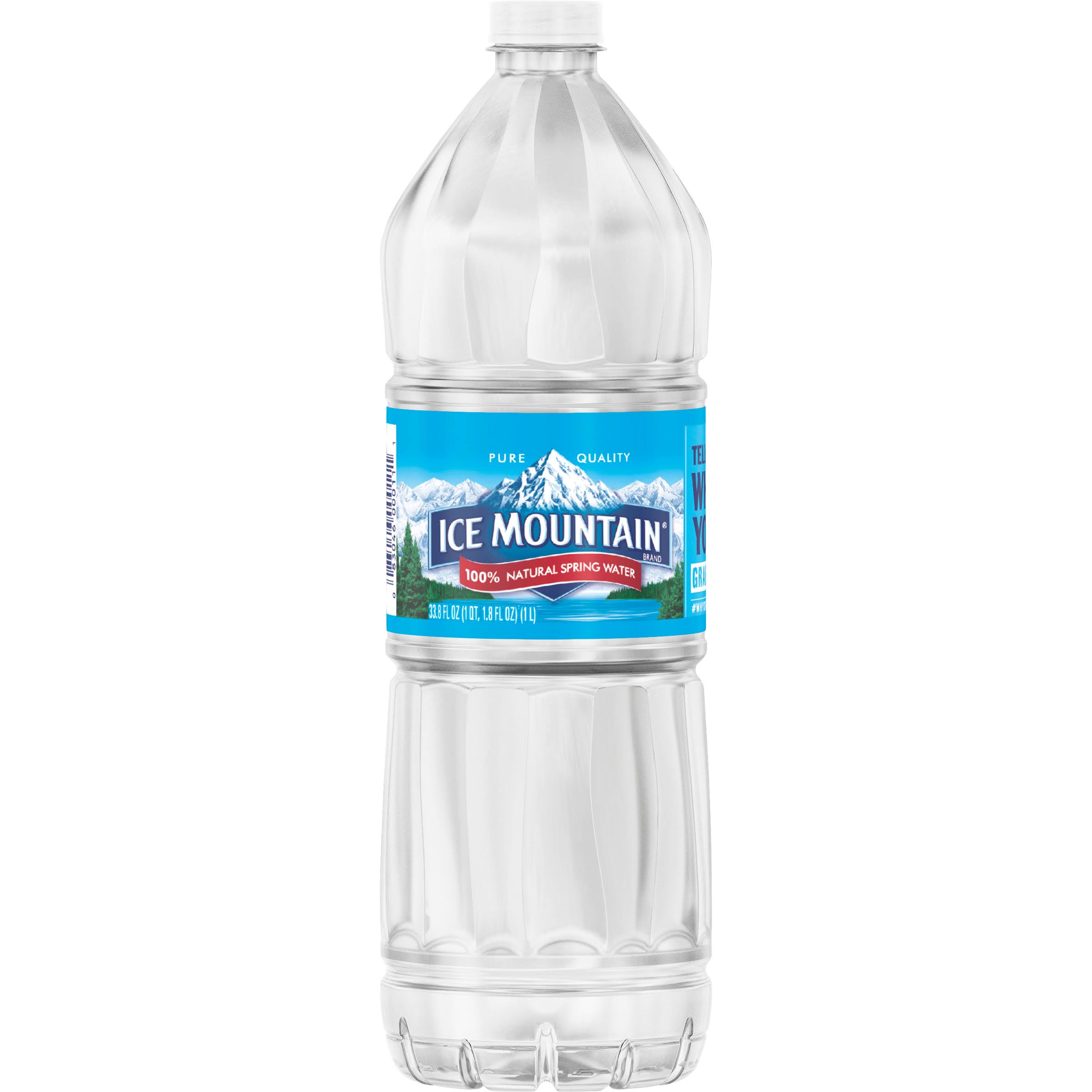 Ice Mountain Brand Natural Spring Water - 33.8oz