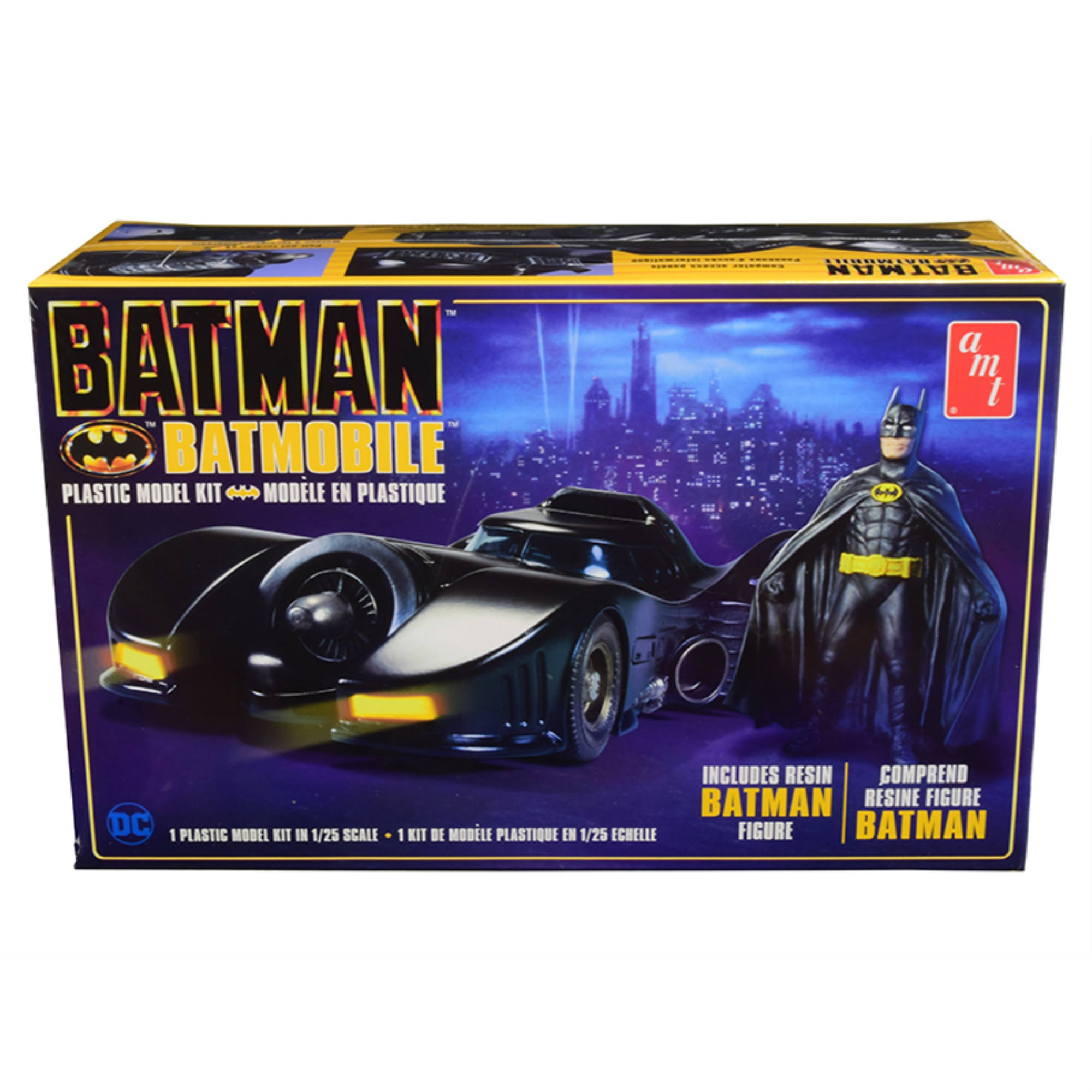 Batman Batmobile + Resin Batman Figure - Scale 1:25