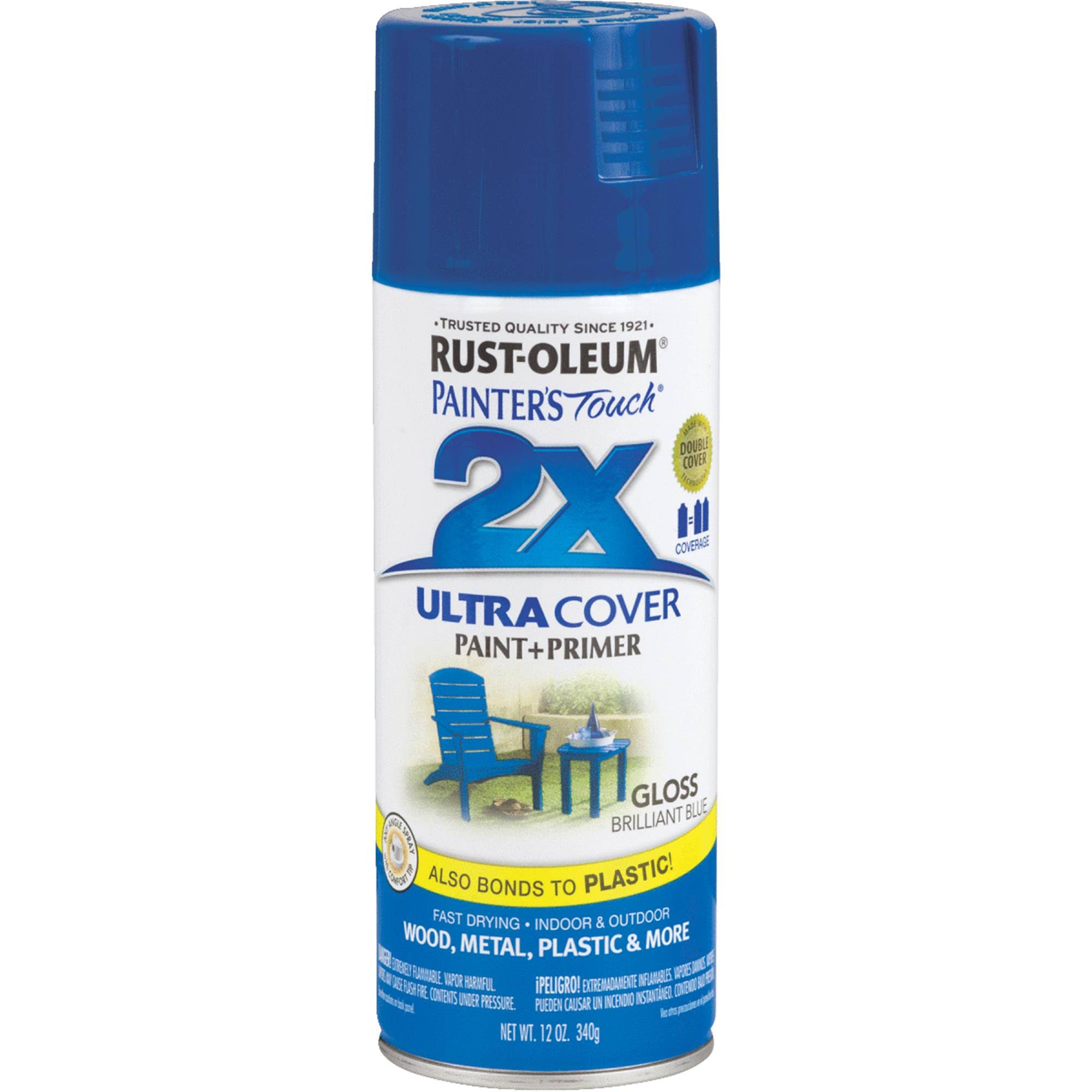 Rust-Oleum Painter's Touch Multi Purpose Spray Paint - Brilliant Blue, 12 oz