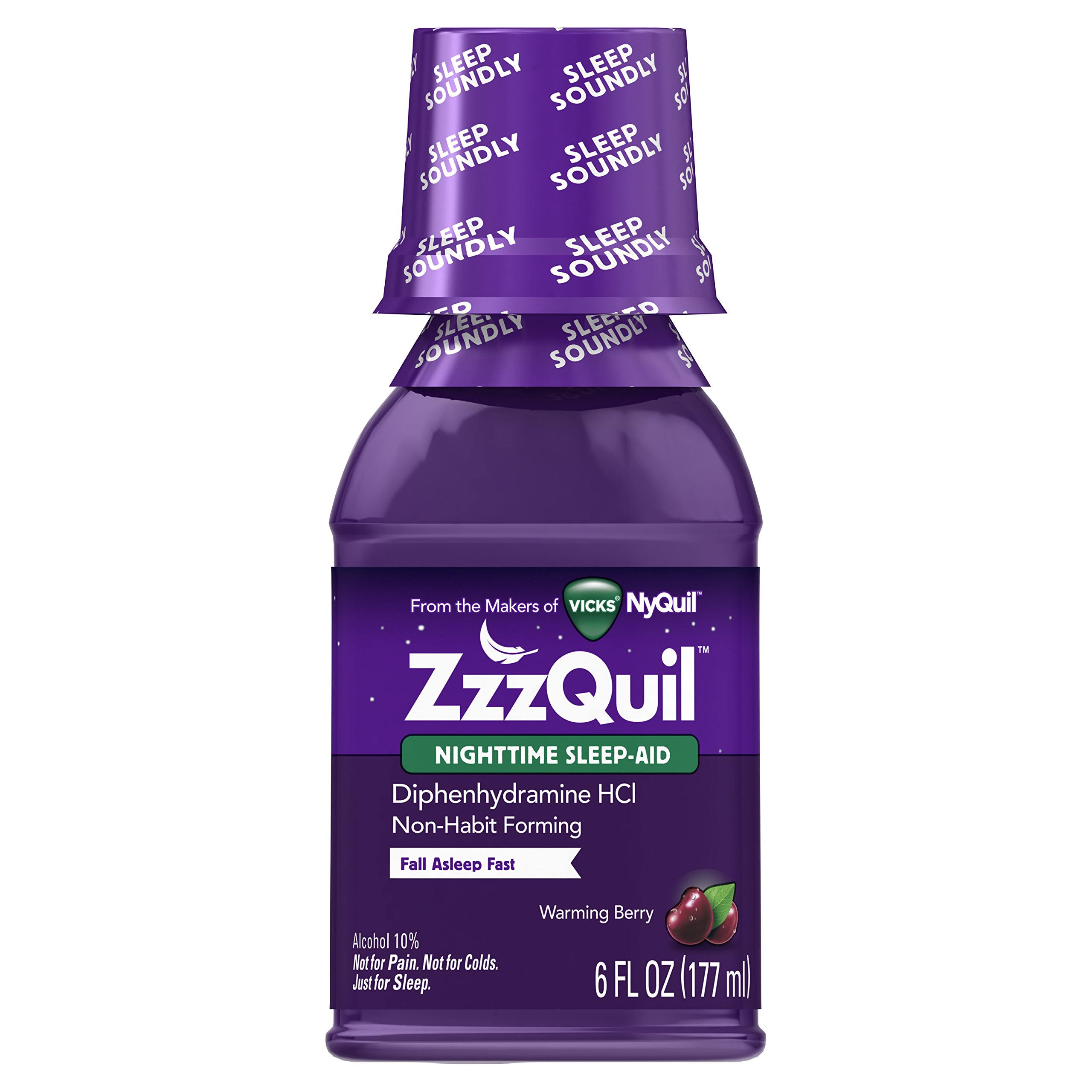 Zzzquil Nighttime Sleep-Aid - Warming Berry, 6oz