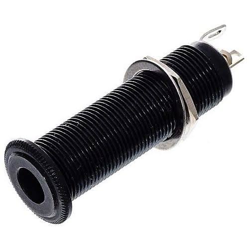 Switchcraft Stereo Long Threaded Jack - Black