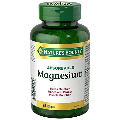 Nature's Bounty Magnesium Supplement - 125 Capsules