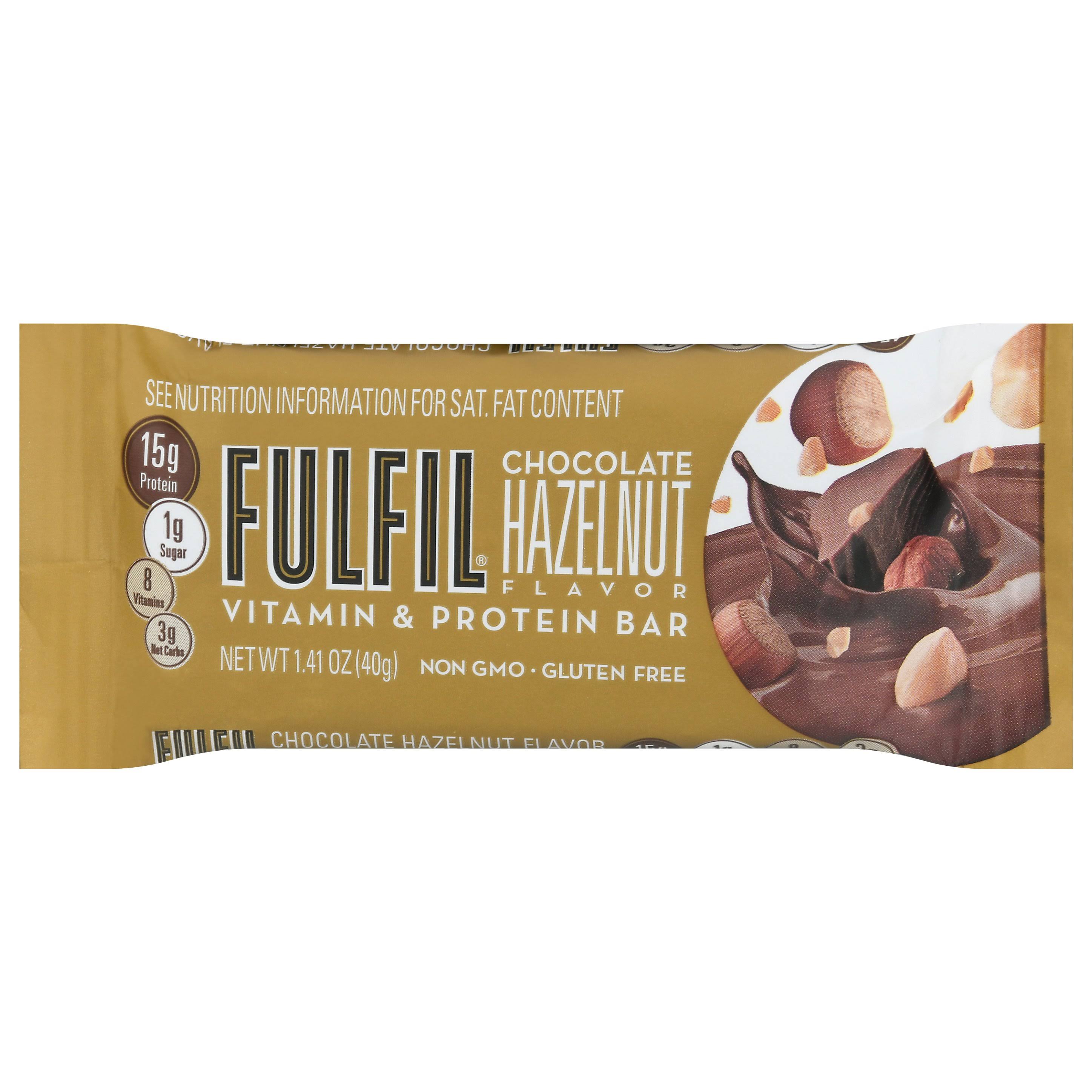 Fulfil Vitamin & Protein Bar, Chocolate Hazelnut Flavor - 1.41 oz