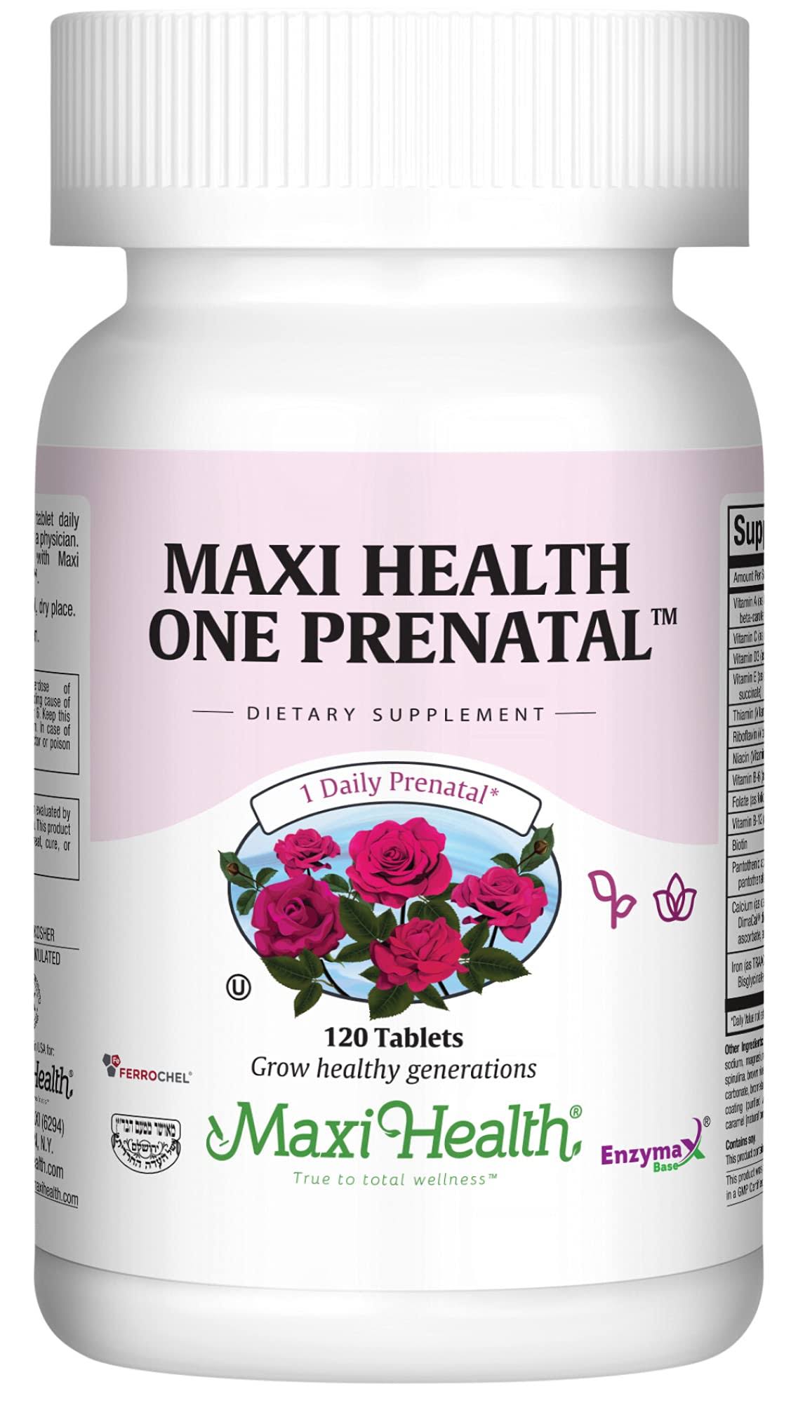 Maxi Health One Prenatal - The Complete Prenatal Mult, 120 Tablets, Ko
