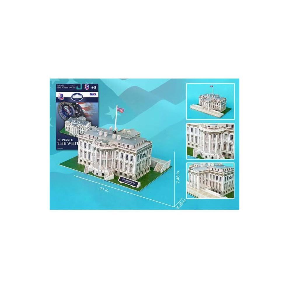 Daron the White House 3D Puzzle - 64 Pieces
