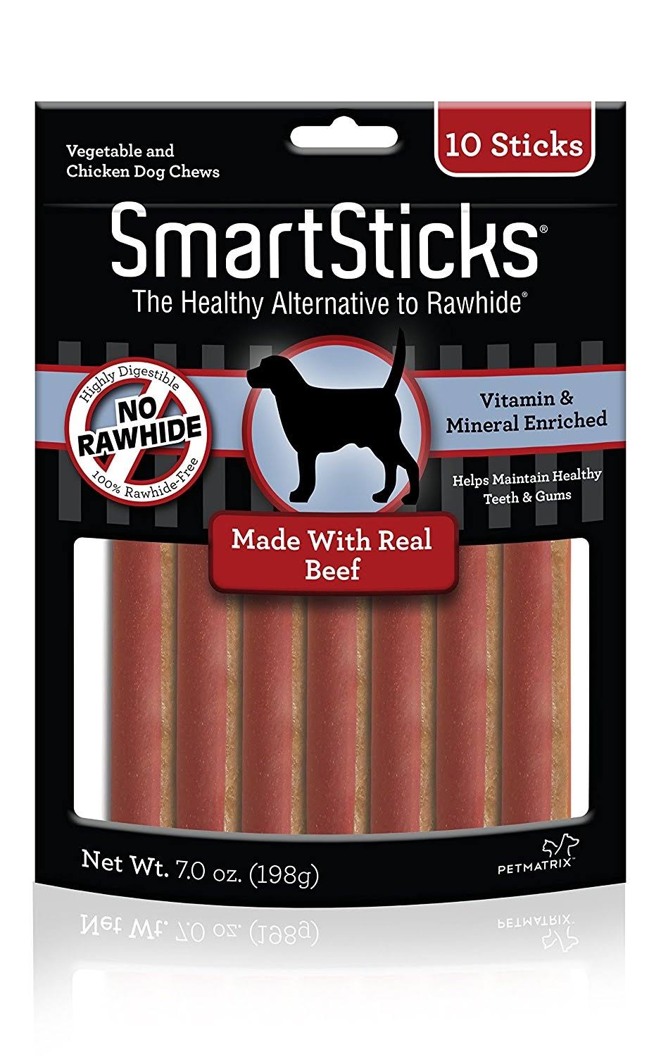 SmartSticks Beef Dog Chew - 10pcs