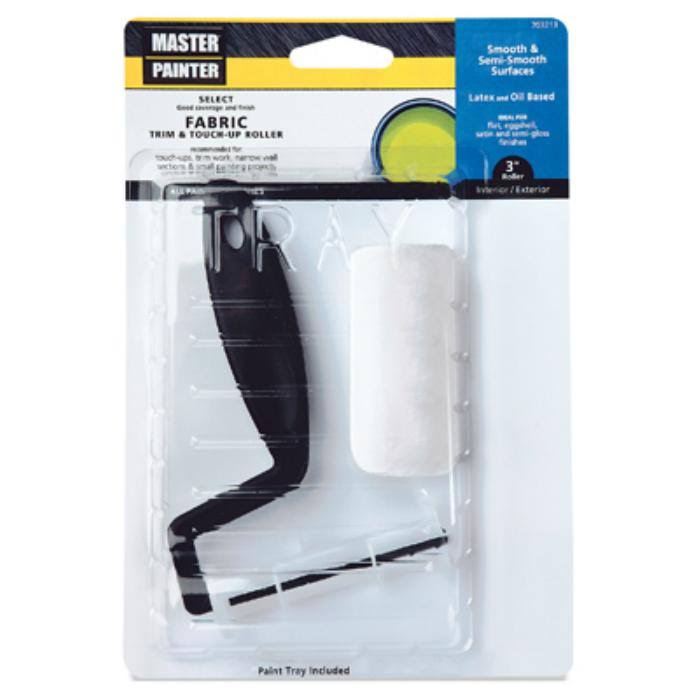 Master Painter Trim Roller with Tray - 3"