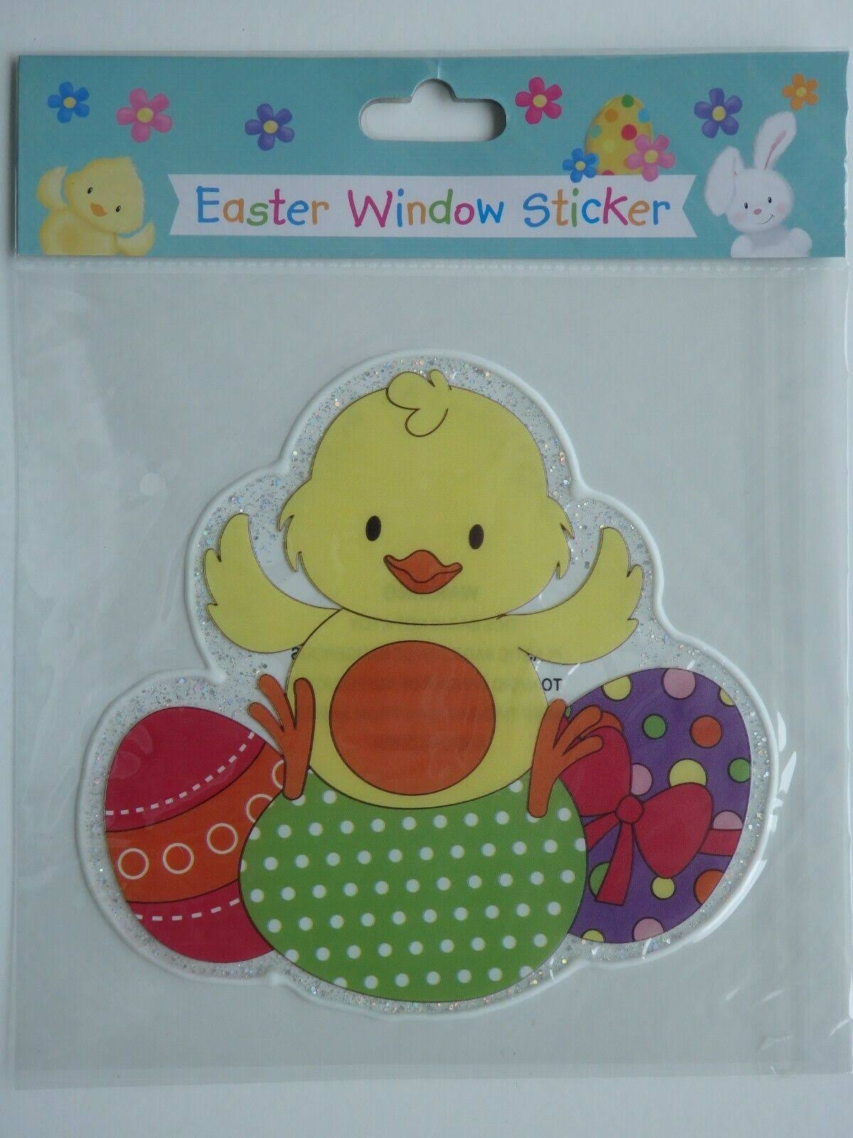 Eurowrap Imports Ltd 7 Inch Easter GEL Window Stickers