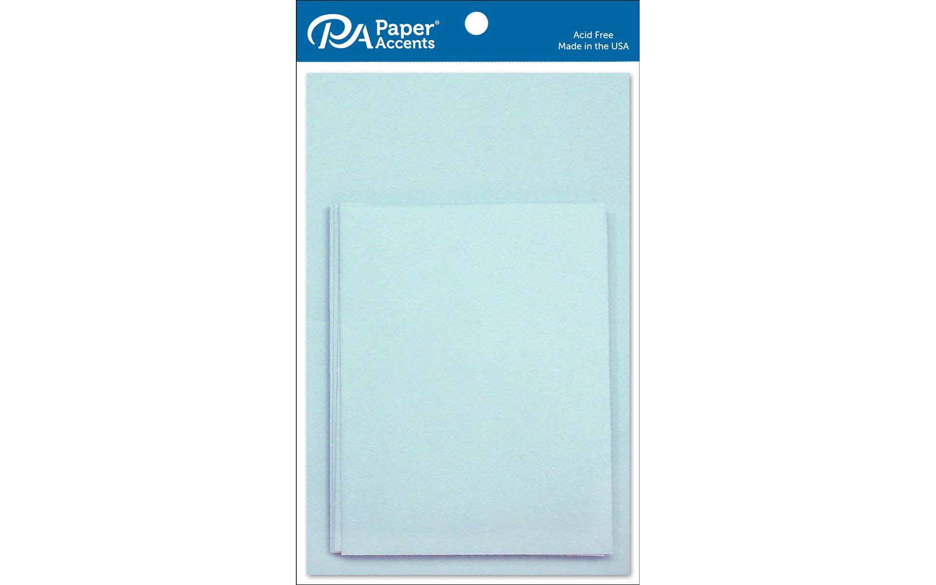 Paper Accents Card & Env 4.25x5.5 10pc Light Blue
