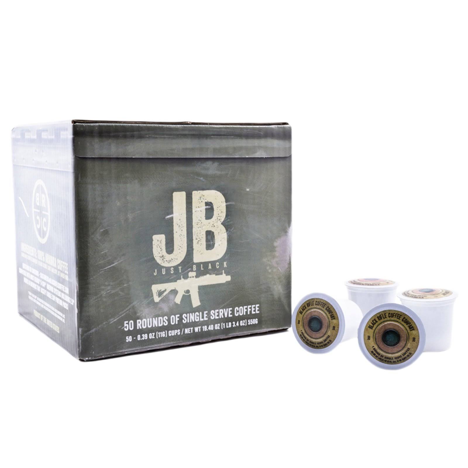 Black Rifle Coffee - Just Black Coffee Rounds (50 Count)