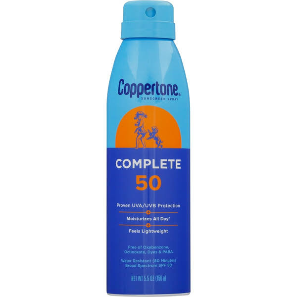 Coppertone Complete Sunscreen Spray - SPF 50 - 5.5oz