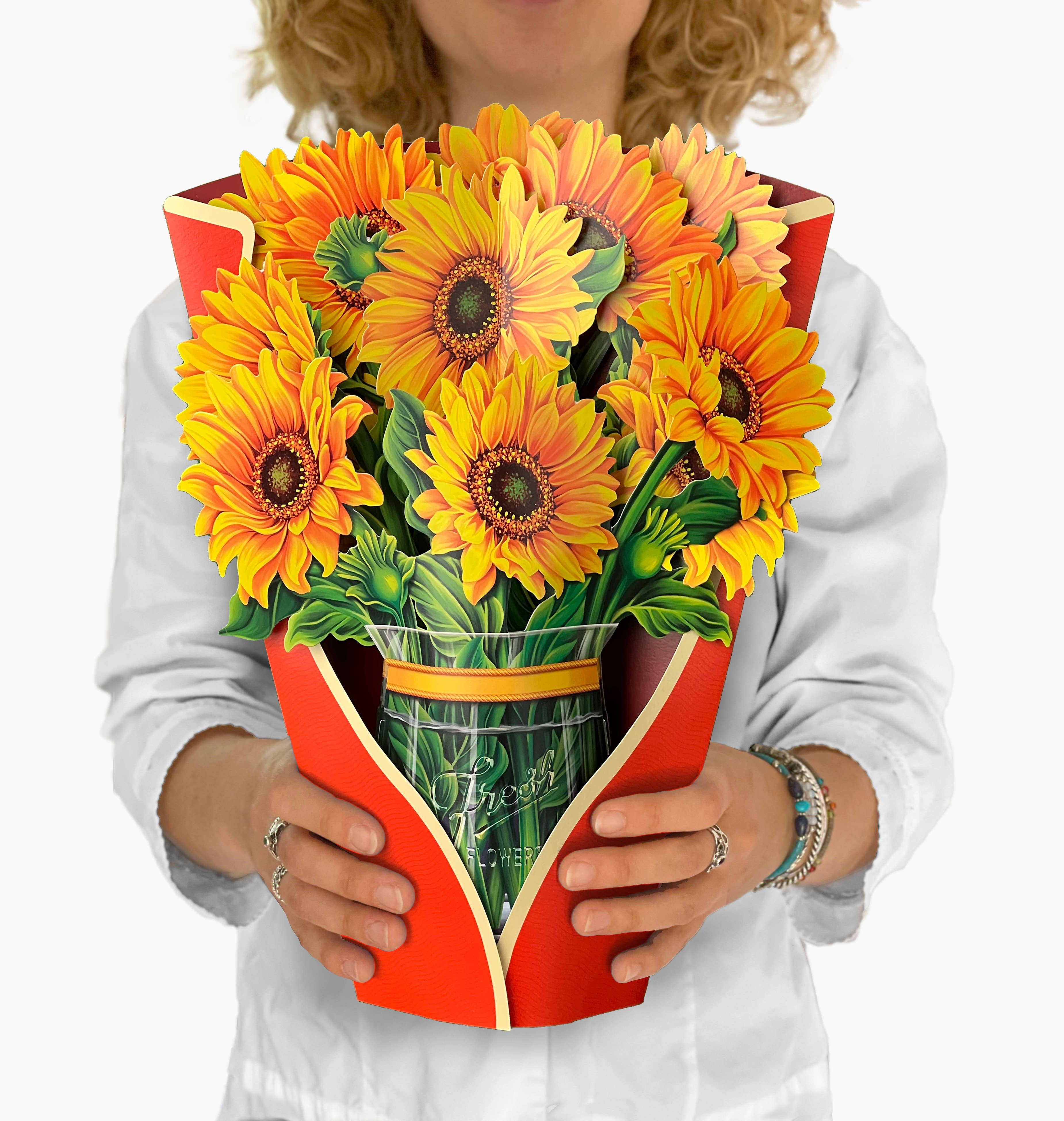 Sunflowers Pop-Up Bouquet Card