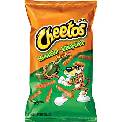 Cheetos Cheddar Jalapeno Crunchy Cheese Flavored Snacks - 240.8g
