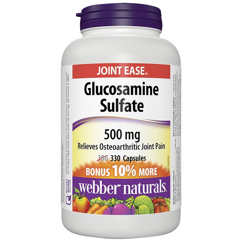 Webber Naturals Glucosamine Sulfate Dietary Supplement - 500mg, 330ct