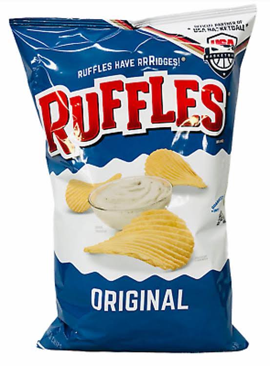 Ruffles Potato Chips, Original - 8.5 oz