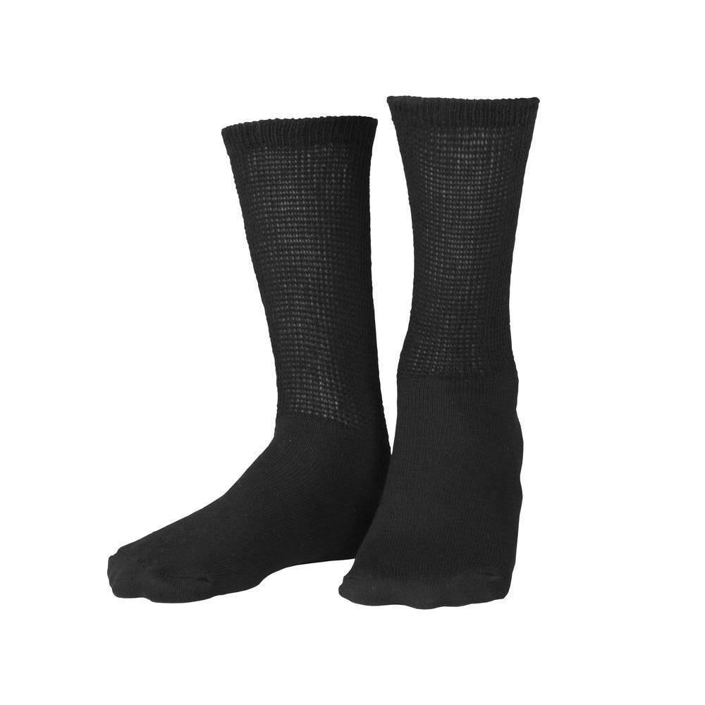 Truform Diabetic Socks - Black, Large