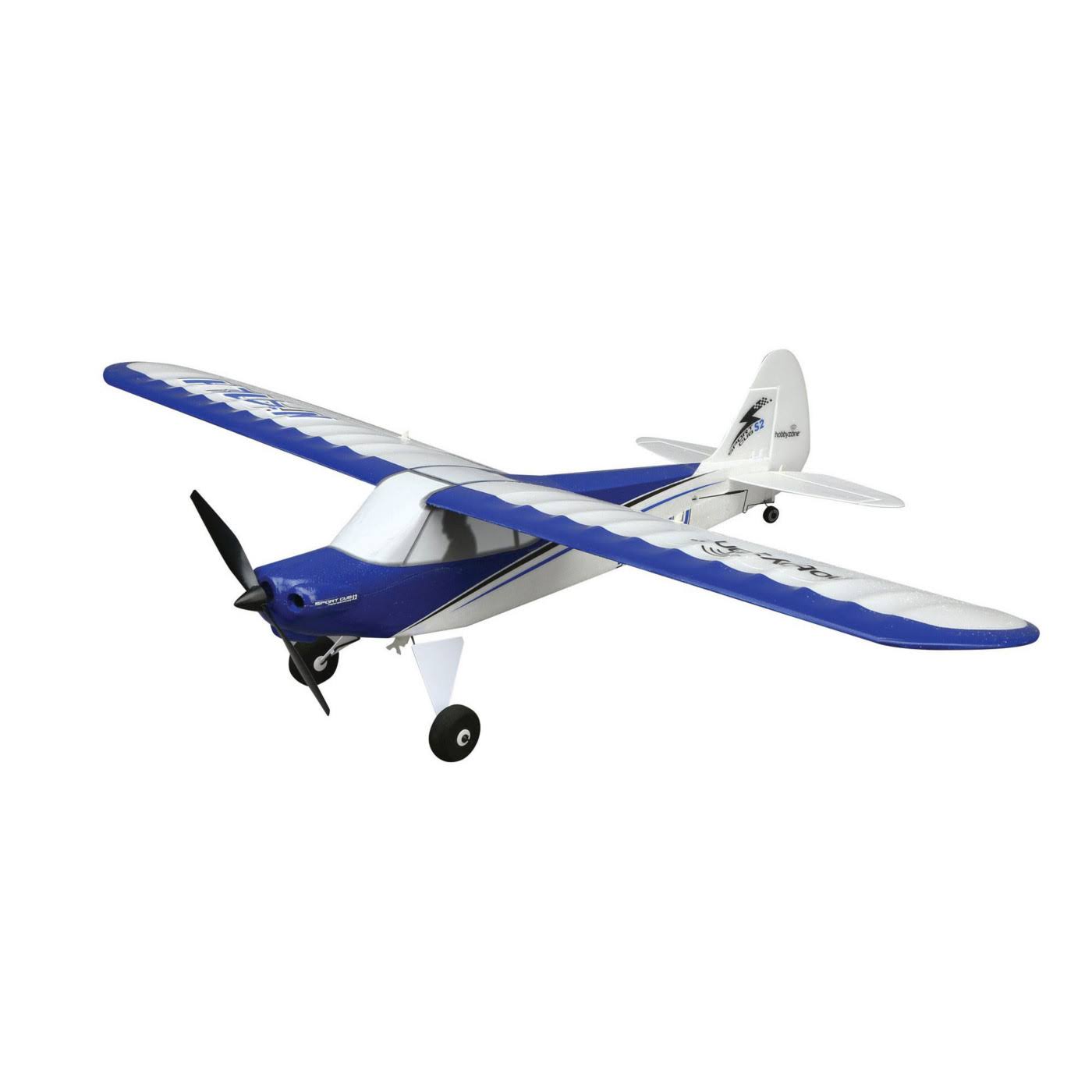 HobbyZone Sport Cub S 2 RC Airplane BNF Basic With Safe , HBZ44500, Blue & White