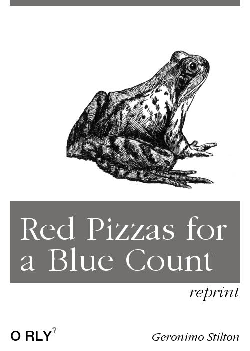 Red Pizzas for a Blue Count [Book]