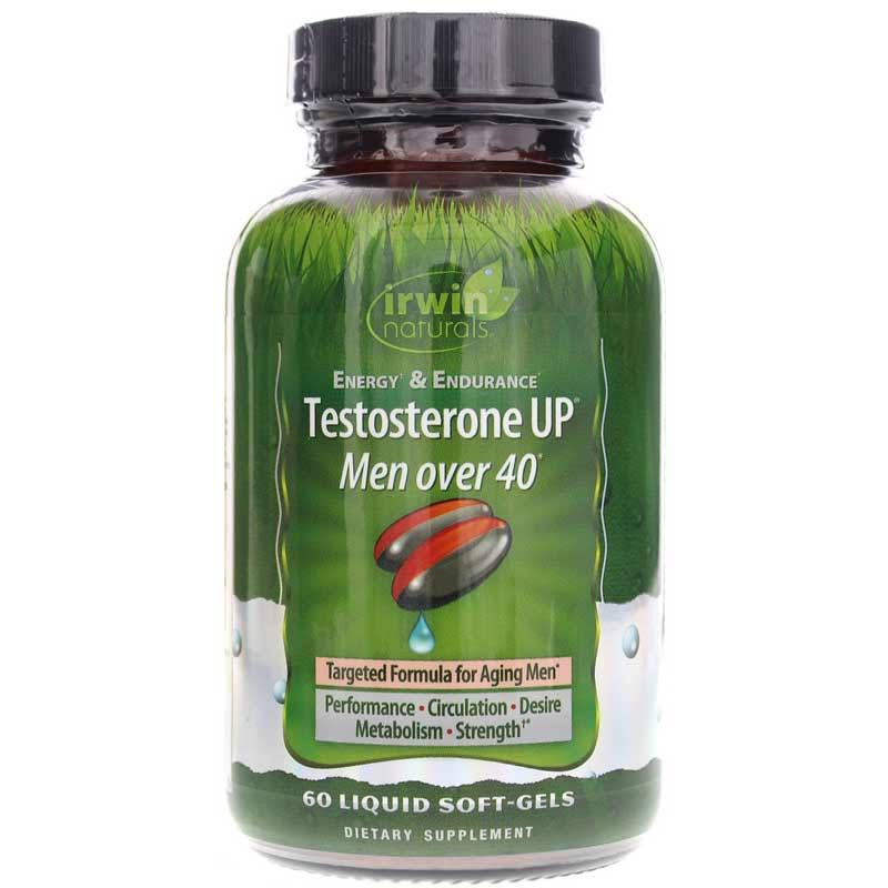 Testosterone Up Men Over 40, 60 Liquid Softgels, Irwin Naturals