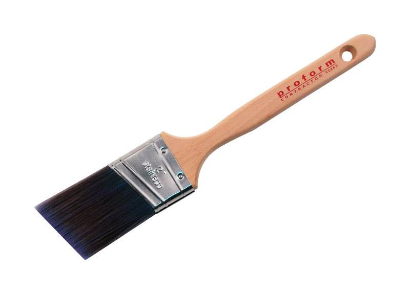 ProForm C2.0as Angle Cut PBT Blend Paint Brush - Black Bristle, 2"