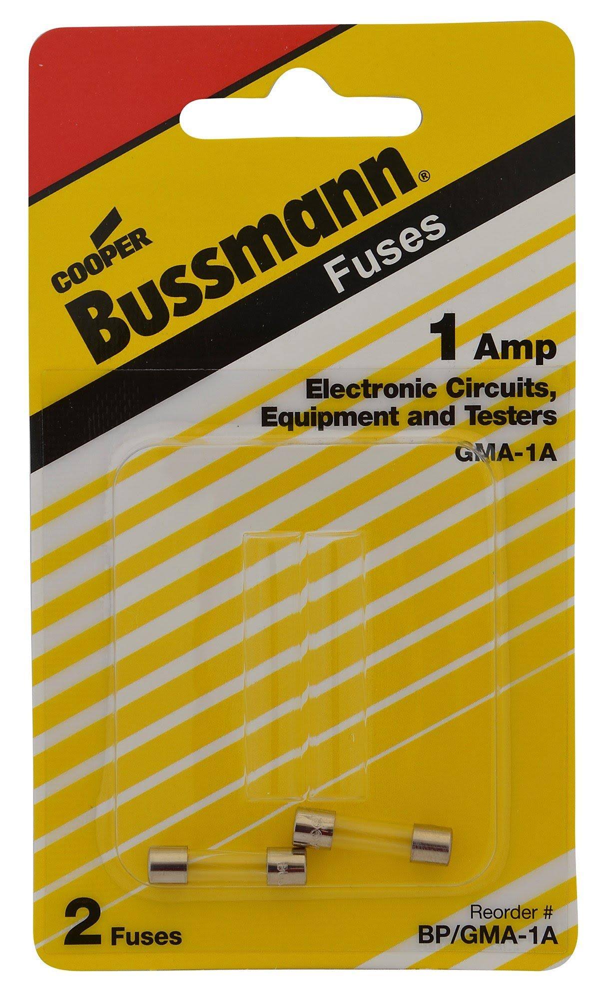 Cooper Bussmann Electronic Fuse - 1 Amp, 2 pack