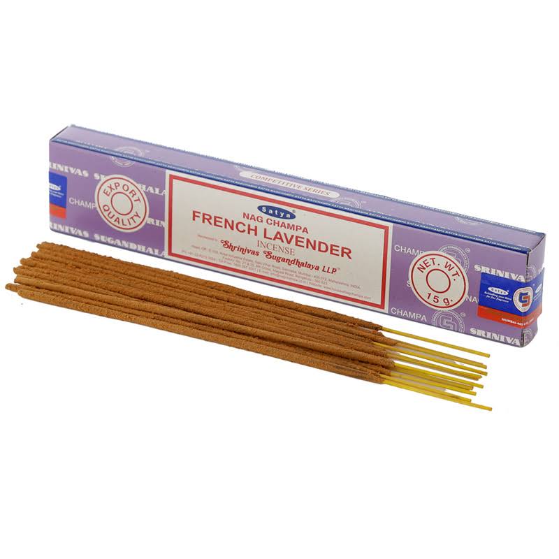Satya French Lavender Nag Champa Incense Sticks