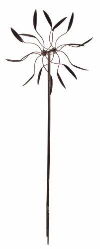 Panacea 88862 Kinetic Art Windmill - Dual Leaf Spinner, 60"