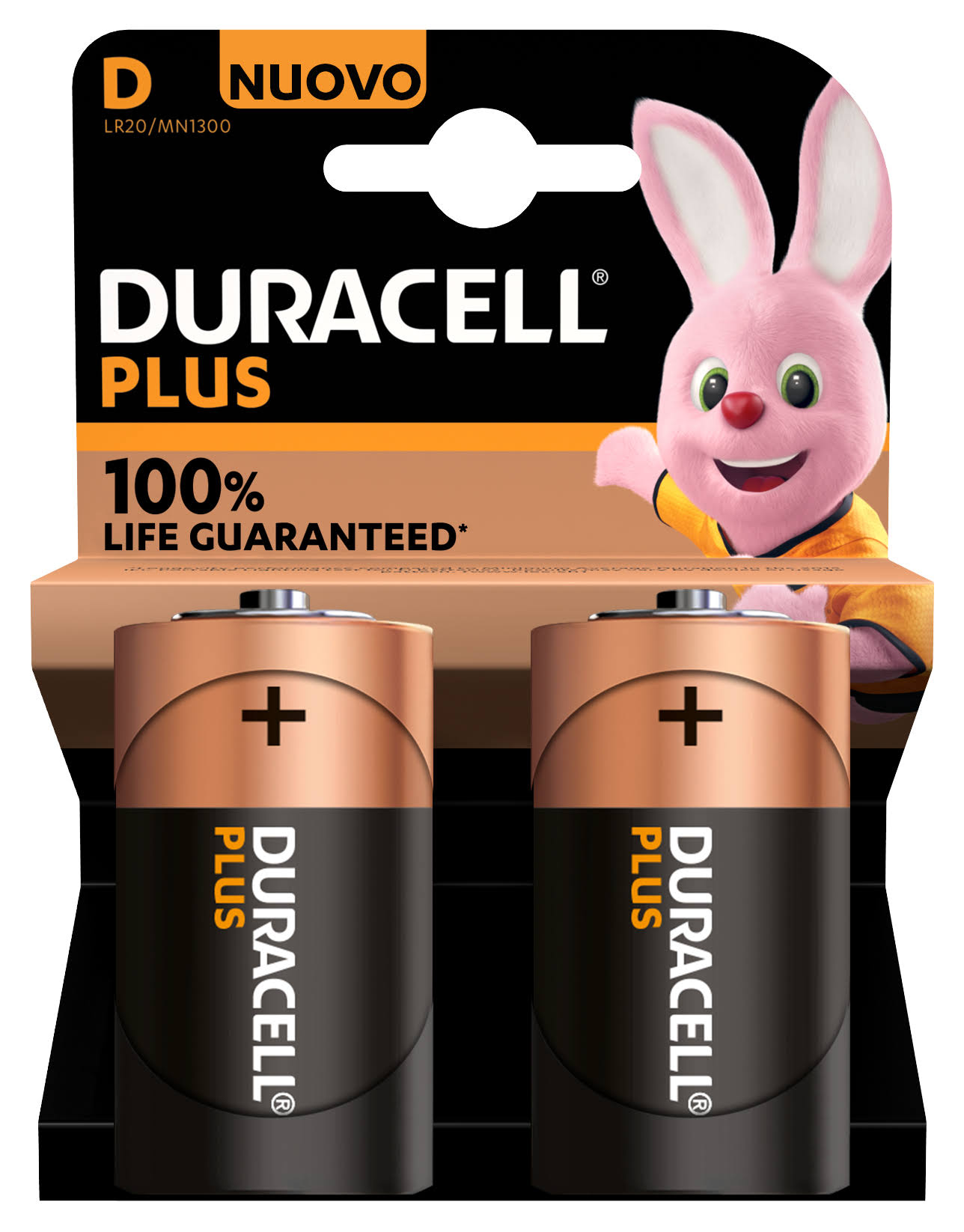 Duracell Plus Power - Battery 2 x D - alkaline