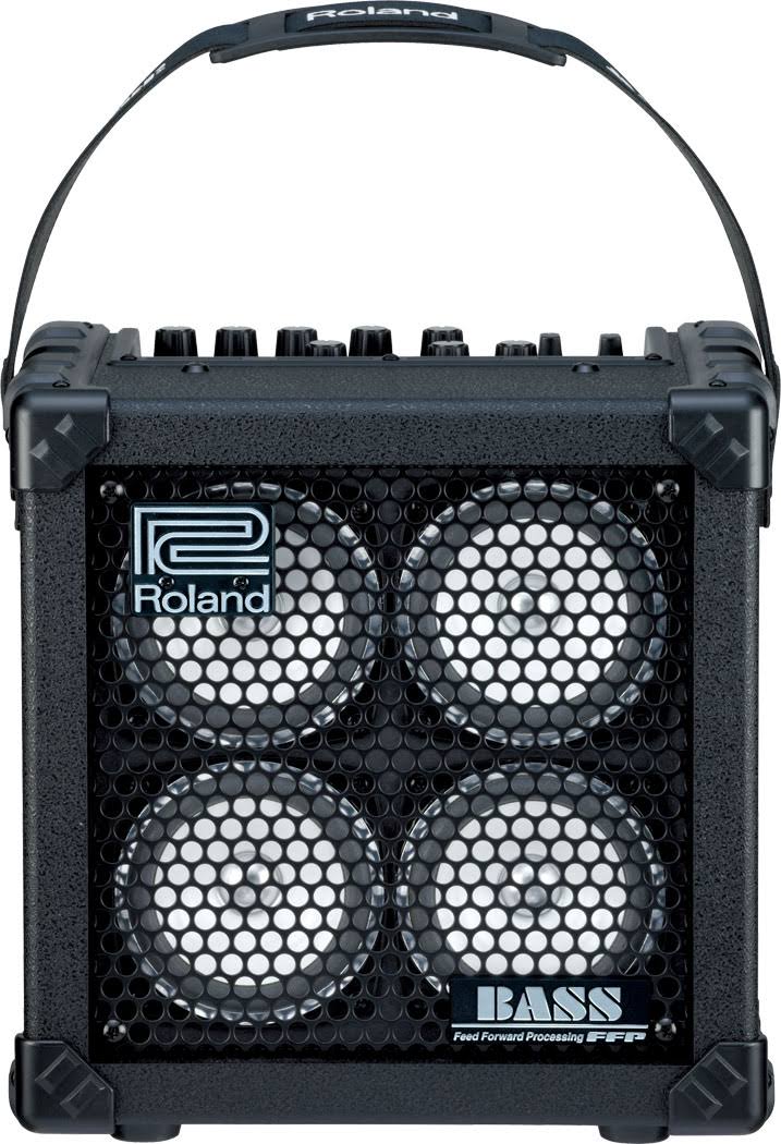 Roland Micro Cb Rx Battery Powered Stereo Compact Bass Guitar Amplifier