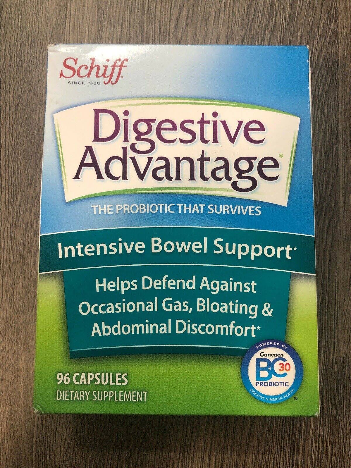 Schiff Digestive Advantage Intensive Bowel Support Supplement - 32 Capsules
